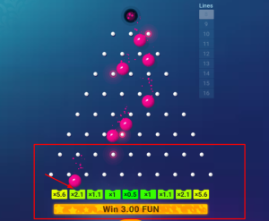 Landing van de fiche